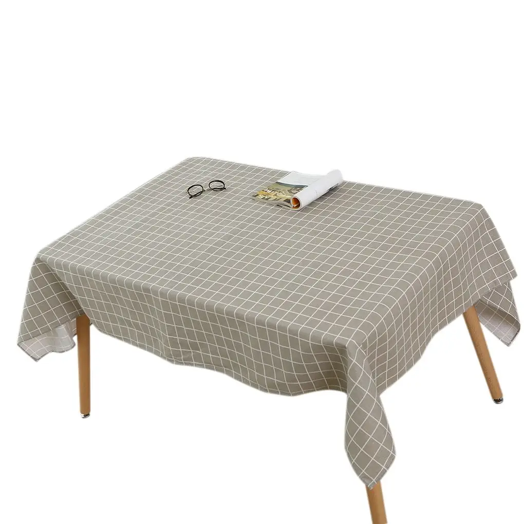 Vintage Grey Plaid Tablecloth Cotton Linen Fabric Rectangle Table Cloth Cover for Dining Room Office
Vintage Grey Plaid Tablecloth Cotton Linen Fabric Rectangle Table Cloth Cover for Dining Room Office