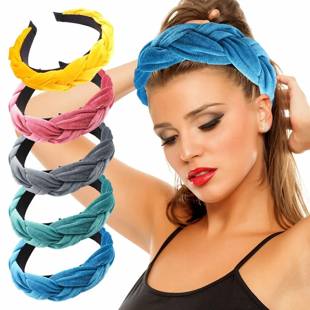 Fashion Wide Sweet Hair Hoop Hair Accessories Velvet Headband Golden Velvet Braid Hair Hoop Braid Hairband Solid Color
Fashion Wide Sweet Hair Hoop Hair Accessories Velvet Headband Golden Velvet Braid Hair Hoop Braid Hairband Solid Color