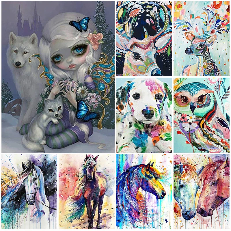 Animal 5D Diamond Painting Horse Dog Deer Embroidery Painting Resin Full Diamond Mosaic Rhinestone DIY Home Decor Gifts
Animal 5D Diamond Painting Horse Dog Deer Embroidery Painting Resin Full Diamond Mosaic Rhinestone DIY Home Decor Gifts