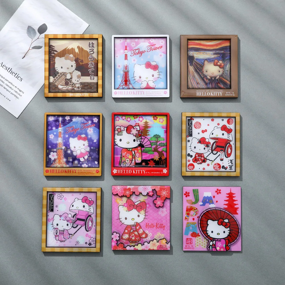 New cute cartoon sanrio HelloKitty anime kawaii creative fashion refrigerator stickers girl heart KT cat magnet jewelry gift toy
New cute cartoon sanrio HelloKitty anime kawaii creative fashion refrigerator stickers girl heart KT cat magnet jewelry gift toy