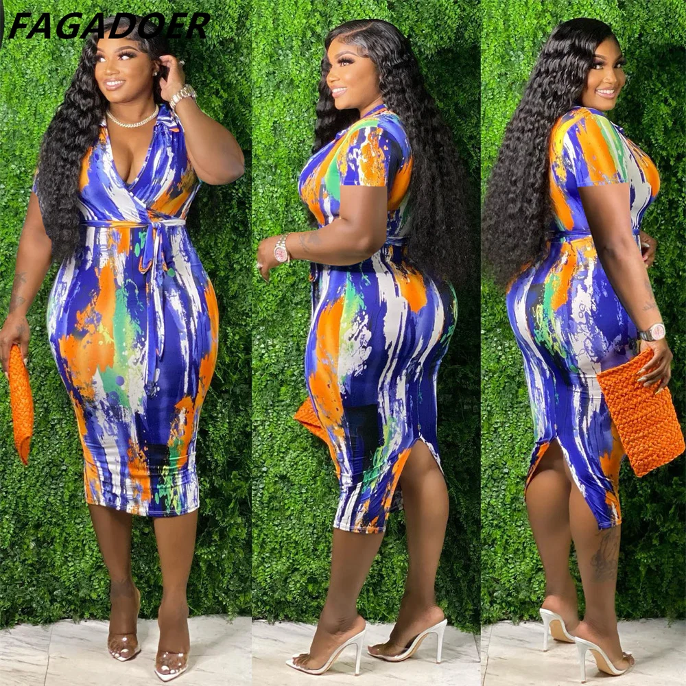 FAGADOER Blue Tie Dye Long Dress Plus Size 4XL Women Elegant Sleeveless Bodycon Dresses Summer 2022 Print Midi Dress Vestidos
FAGADOER Blue Tie Dye Long Dress Plus Size 4XL Women Elegant Sleeveless Bodycon Dresses Summer 2022 Print Midi Dress Vestidos