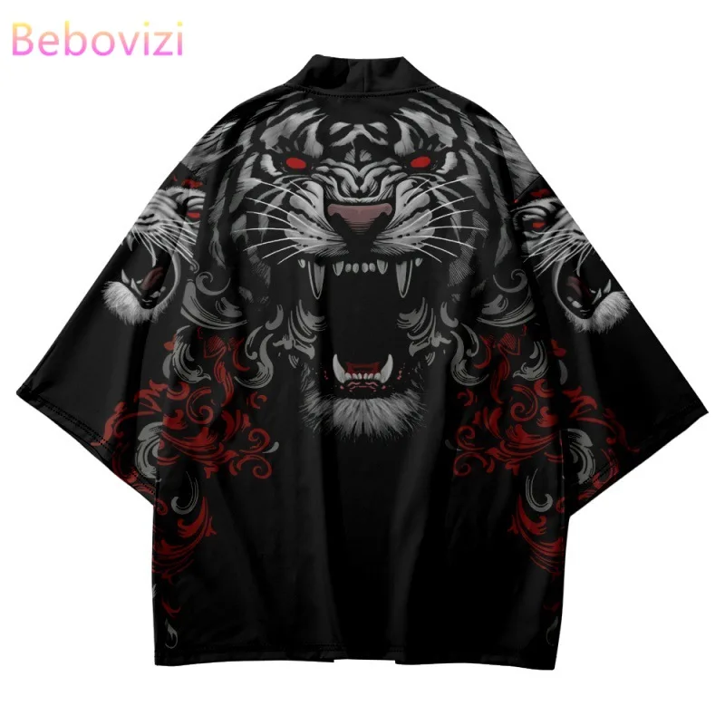 Hot Sale Japanese Anime Tiger Print Trend Cardigan Women Men Harajuku Cosplay Black Shirts Yukata Fashion Haori Kimono New
Hot Sale Japanese Anime Tiger Print Trend Cardigan Women Men Harajuku Cosplay Black Shirts Yukata Fashion Haori Kimono New