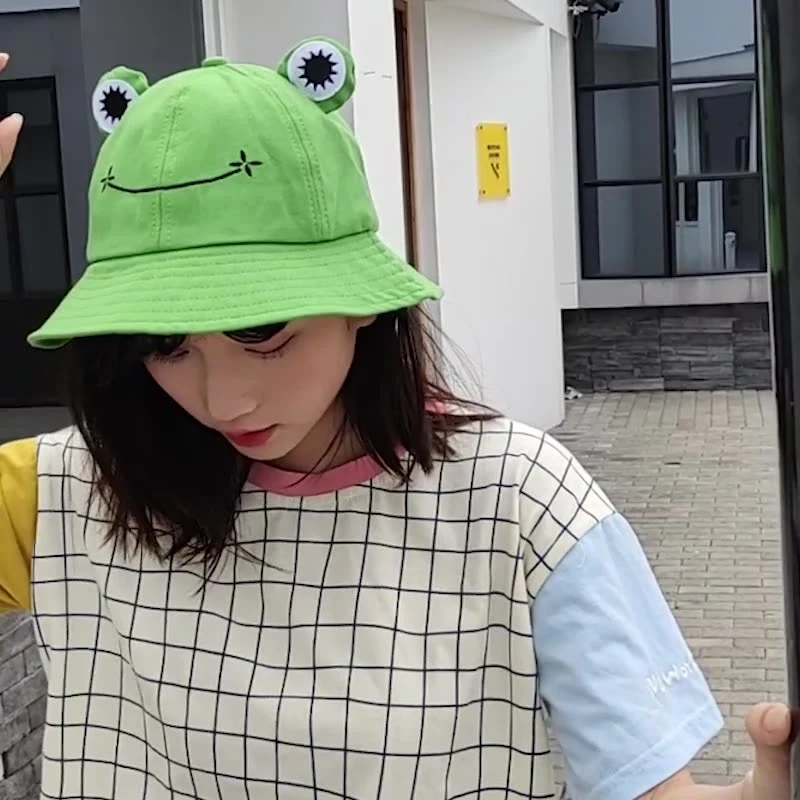 Unisex Summer Sunscreen Fisherman Hat Beach Cap Outdoor Vacation Fishing Hunting Sunhat Headwear Foldable Cotton Frog Bucket Cap
Unisex Summer Sunscreen Fisherman Hat Beach Cap Outdoor Vacation Fishing Hunting Sunhat Headwear Foldable Cotton Frog Bucket Cap