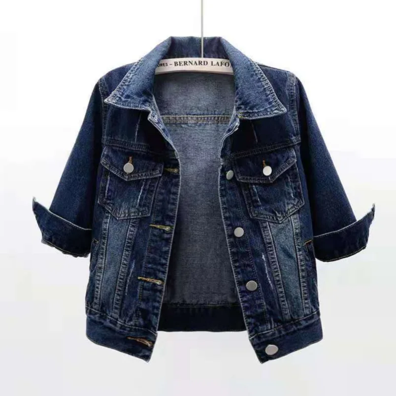 Denim Jackets Women Tops Candy Color Solid Short Slim Vintage Casaco Feminino Three Quarter Sleeve Jaqueta Feminina Howdfeo
Denim Jackets Women Tops Candy Color Solid Short Slim Vintage Casaco Feminino Three Quarter Sleeve Jaqueta Feminina Howdfeo