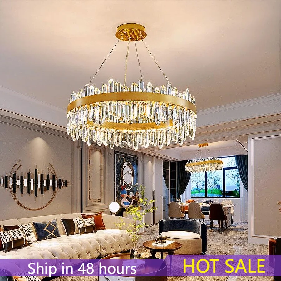 LED Crystal Chandelier Indoor Lighting Pendant Lights For Living Dining Room Kitchen Restaurant Light Bedroom Decor Hanging Lamp
LED Crystal Chandelier Indoor Lighting Pendant Lights For Living Dining Room Kitchen Restaurant Light Bedroom Decor Hanging Lamp