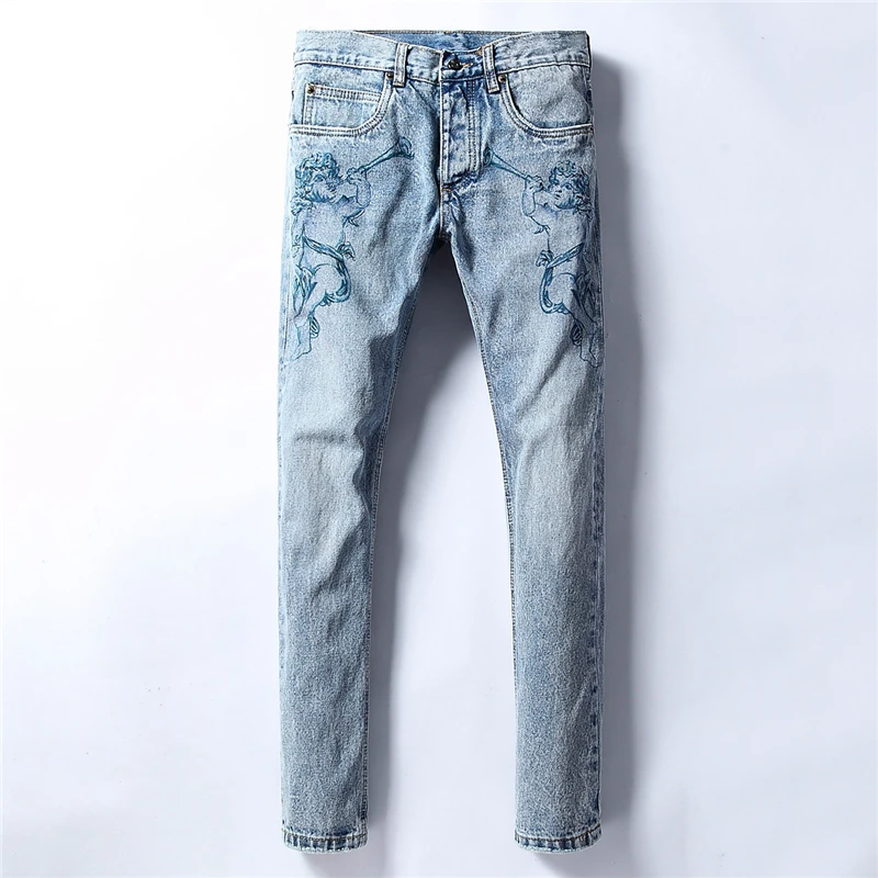 High New 2021 Classic Vintage Morden Future Luxurious Angel Cupid horn jeans Cotton Denim Pants comfort casual 28-38 #4
High New 2021 Classic Vintage Morden Future Luxurious Angel Cupid horn jeans Cotton Denim Pants comfort casual 28-38 #4