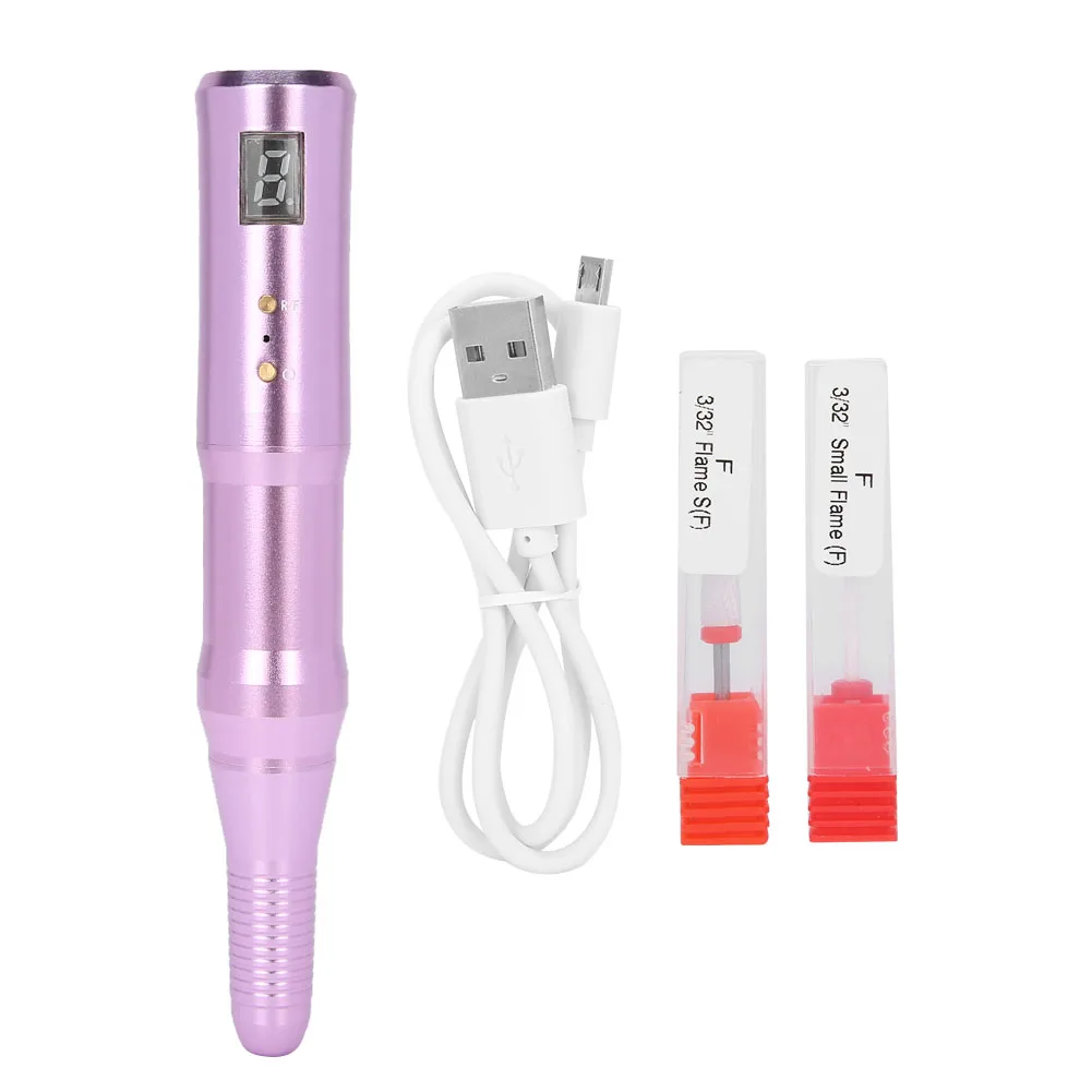 Rechargeable Electric Nail Drill Pen Portable Nail Grinding Polishing Machine Manicure ToolPink
Rechargeable Electric Nail Drill Pen Portable Nail Grinding Polishing Machine Manicure ToolPink
