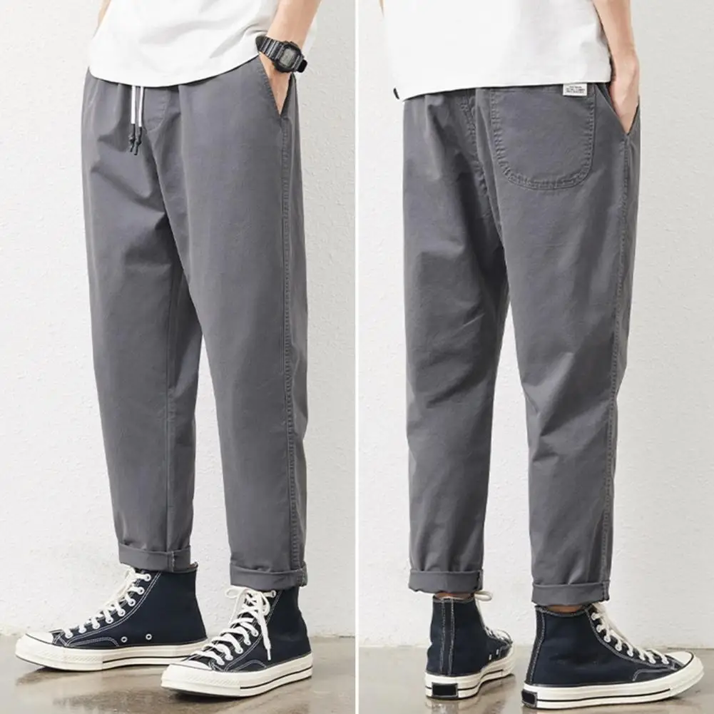 Trendy Men Summer Pants Elastic Waist Breathable Ninth Pants Summer Trousers Casual Men Trousers Male Clothes
Trendy Men Summer Pants Elastic Waist Breathable Ninth Pants Summer Trousers Casual Men Trousers Male Clothes