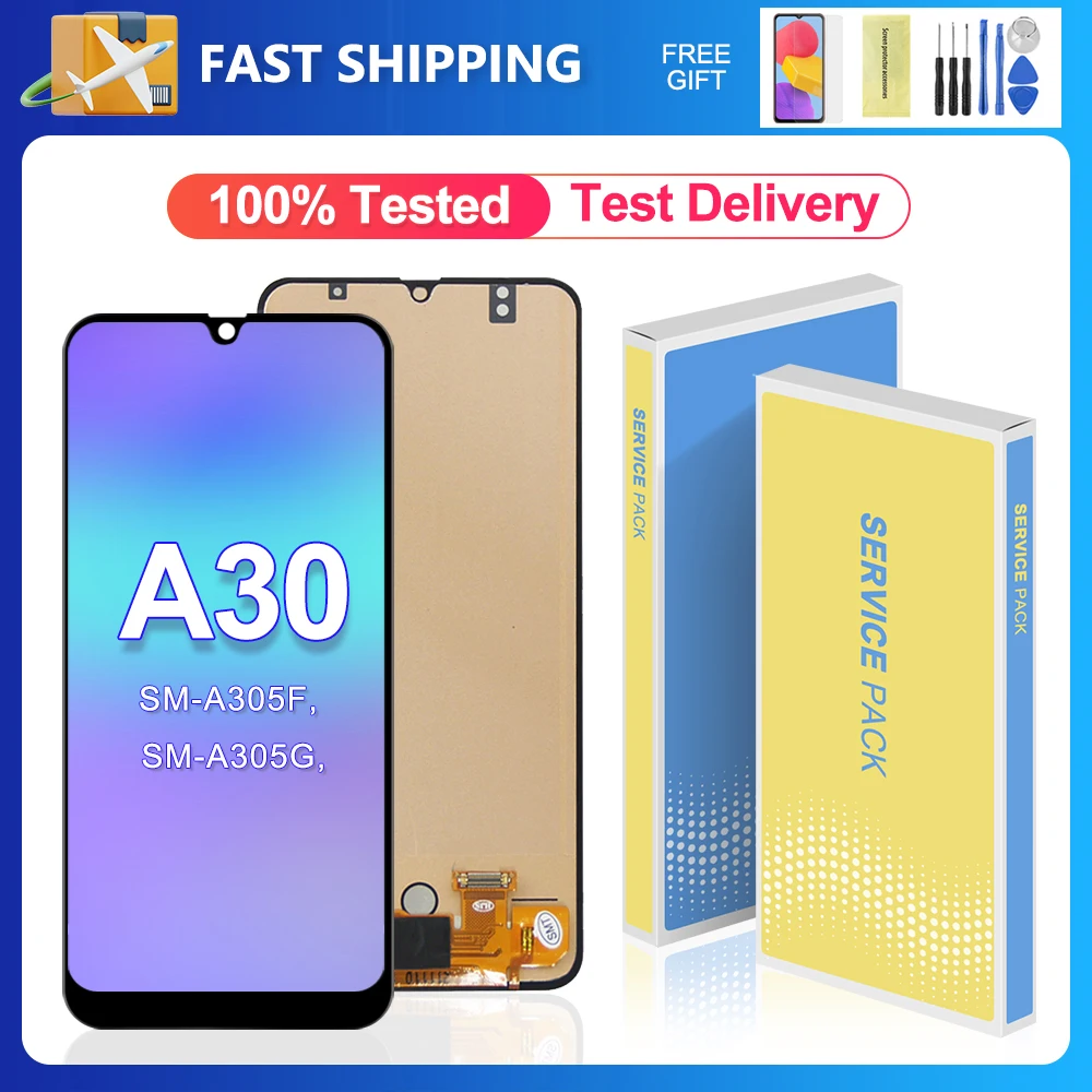 100% проверенный качество AAA + для Samsung Galaxy A30 ЖК-дисплей сенсорный экран дигитайзер в сборе A305F A305G ЖК-экран с рамкой
100% проверенный качество AAA + для Samsung Galaxy A30 ЖК-дисплей сенсорный экран дигитайзер в сборе A305F A305G ЖК-экран с рамкой