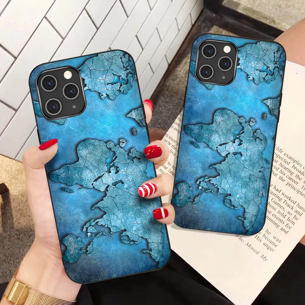 World Map Travel Phone Case for IPhone 13 12 11 Pro Max Mini Cover for IPhone X XR XS MAX 7 8 6S 6 Plus SE 2020 Soft TPU Capa
World Map Travel Phone Case for IPhone 13 12 11 Pro Max Mini Cover for IPhone X XR XS MAX 7 8 6S 6 Plus SE 2020 Soft TPU Capa