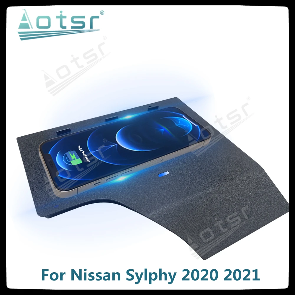 QI Car Wireless Charger Fast Charging For Nissan Sylphy 2020 2021 Intelligent Infrared Phone holder For Iphone Samsung
QI Car Wireless Charger Fast Charging For Nissan Sylphy 2020 2021 Intelligent Infrared Phone holder For Iphone Samsung