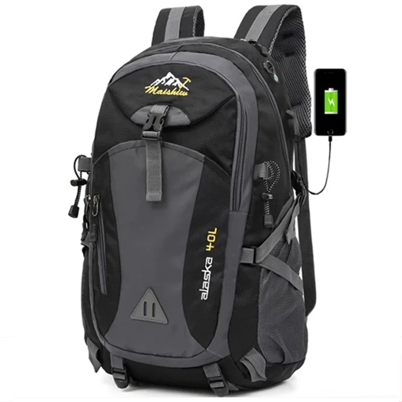 Men's Women's 40L Waterproof Backpack USB Climbing Travel Bag Men Outdoor Sports Camping Hiking Backpack Pack For Male Female
Men's Women's 40L Waterproof Backpack USB Climbing Travel Bag Men Outdoor Sports Camping Hiking Backpack Pack For Male Female