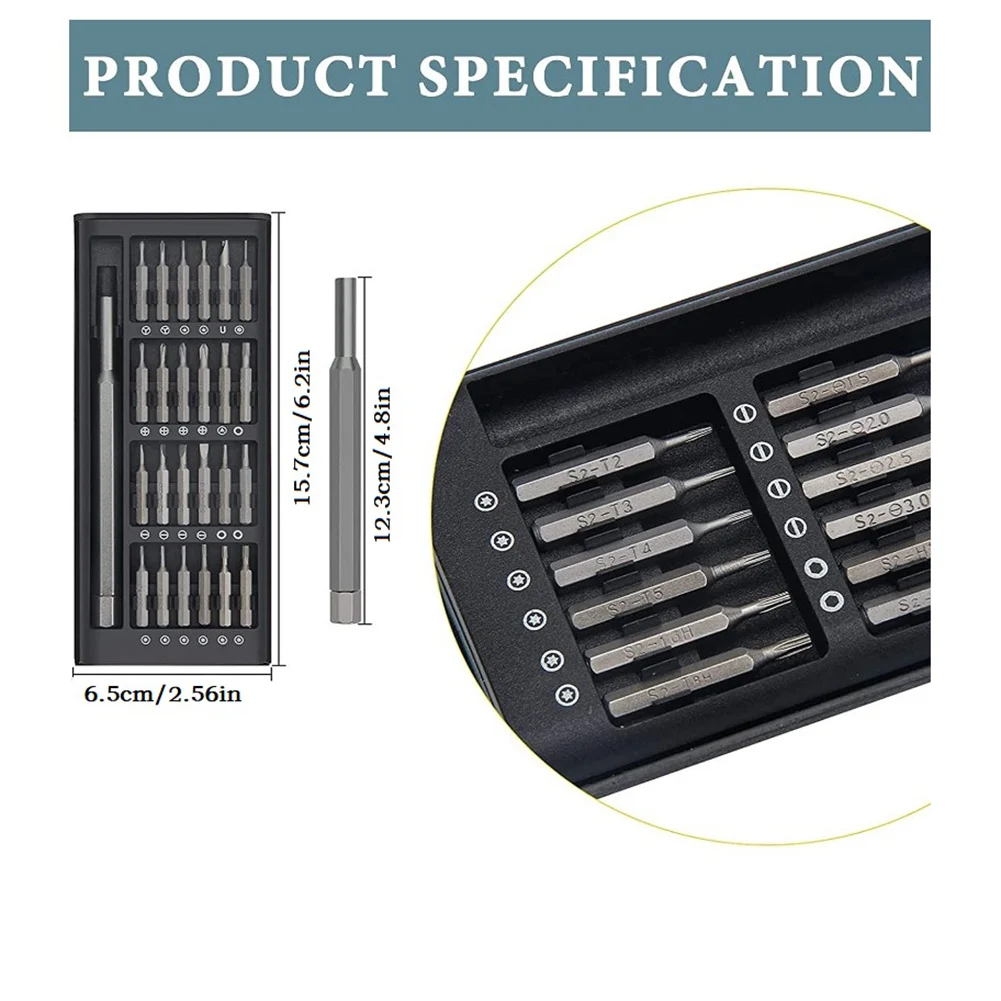 25 In 1 Screwdriver Set Magnetic Screw Driver Kit Bits Precision Electric Mobile Phone PC Repair Hand Tool
25 In 1 Screwdriver Set Magnetic Screw Driver Kit Bits Precision Electric Mobile Phone PC Repair Hand Tool