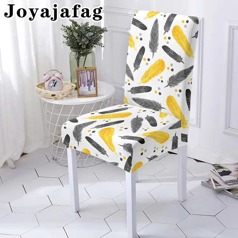 Colorful Feathers Kitchen Chair Cover Elastic Anti-dirty Washable Stretch Seat Covers For Hotel Party Banquet Decor
Colorful Feathers Kitchen Chair Cover Elastic Anti-dirty Washable Stretch Seat Covers For Hotel Party Banquet Decor