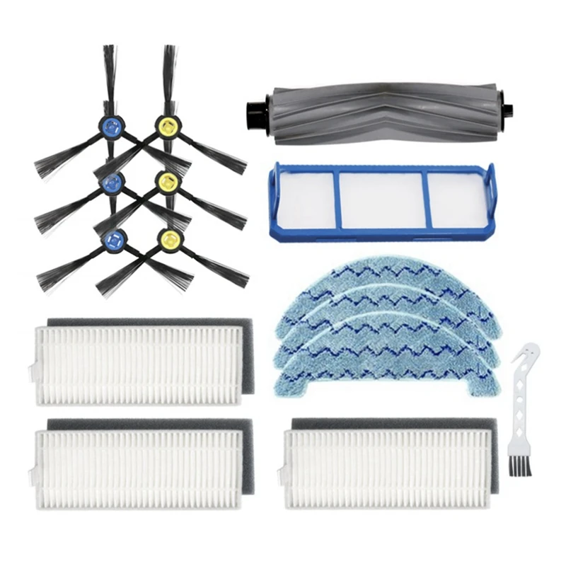 SANQ 15PCS For Ilife A7 A9S X785 X750 X800 Robot Vacuum Cleaner Replacement Parts Washable Filter Mop Cloth Main Side Brush
SANQ 15PCS For Ilife A7 A9S X785 X750 X800 Robot Vacuum Cleaner Replacement Parts Washable Filter Mop Cloth Main Side Brush