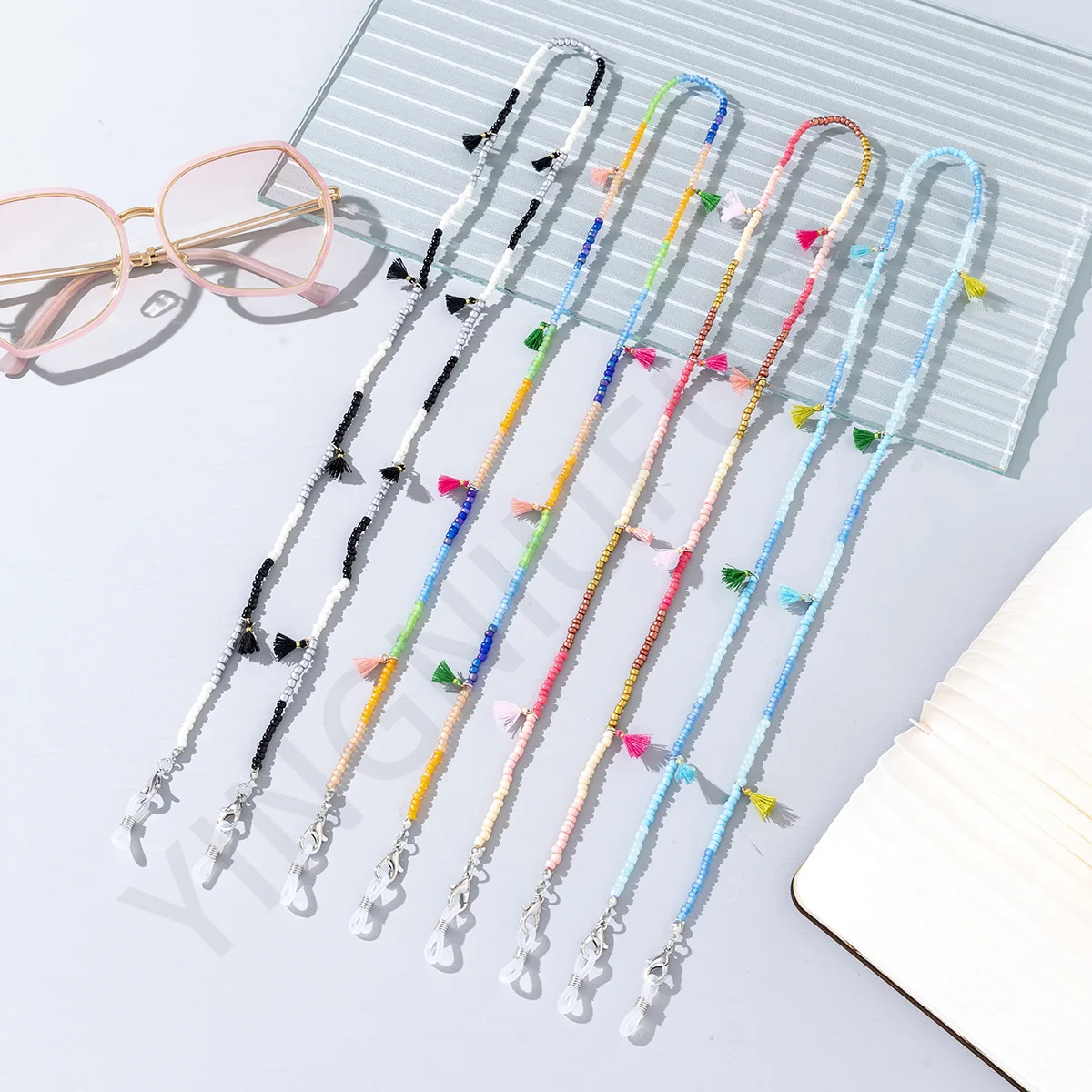 Новинка, богемный цвет, зеркальная цепочка, модный акриловый ремешок для солнцезащитных очков, ремешок для защиты от потери
Новинка, богемный цвет, зеркальная цепочка, модный акриловый ремешок для солнцезащитных очков, ремешок для защиты от потери