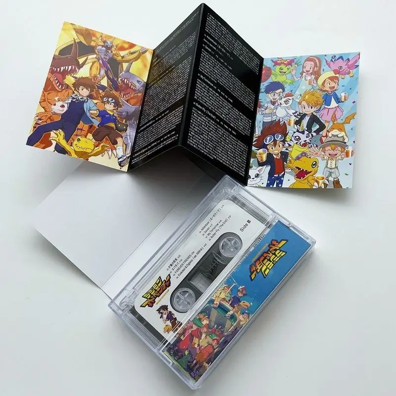 Digimon Adventure лента с рисунками Совершенно новая Неоткрытая с текстами книга Digimon Классическая песня аудио лента ностальгия детство Коллекционирование
Digimon Adventure лента с рисунками Совершенно новая Неоткрытая с текстами книга Digimon Классическая песня аудио лента ностальгия детство Коллекционирование