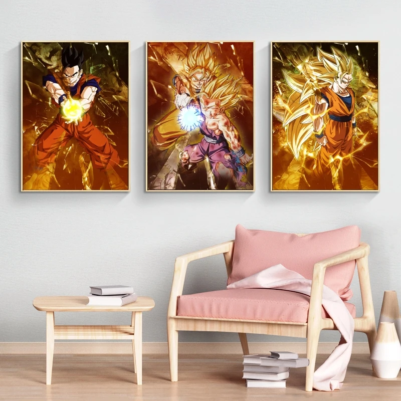 Poster and Painting Dragon Ball Goku Decorative Picture Print Wall Friends Gifts Living Room Hanging Comics Pictures Classic Art
Poster and Painting Dragon Ball Goku Decorative Picture Print Wall Friends Gifts Living Room Hanging Comics Pictures Classic Art