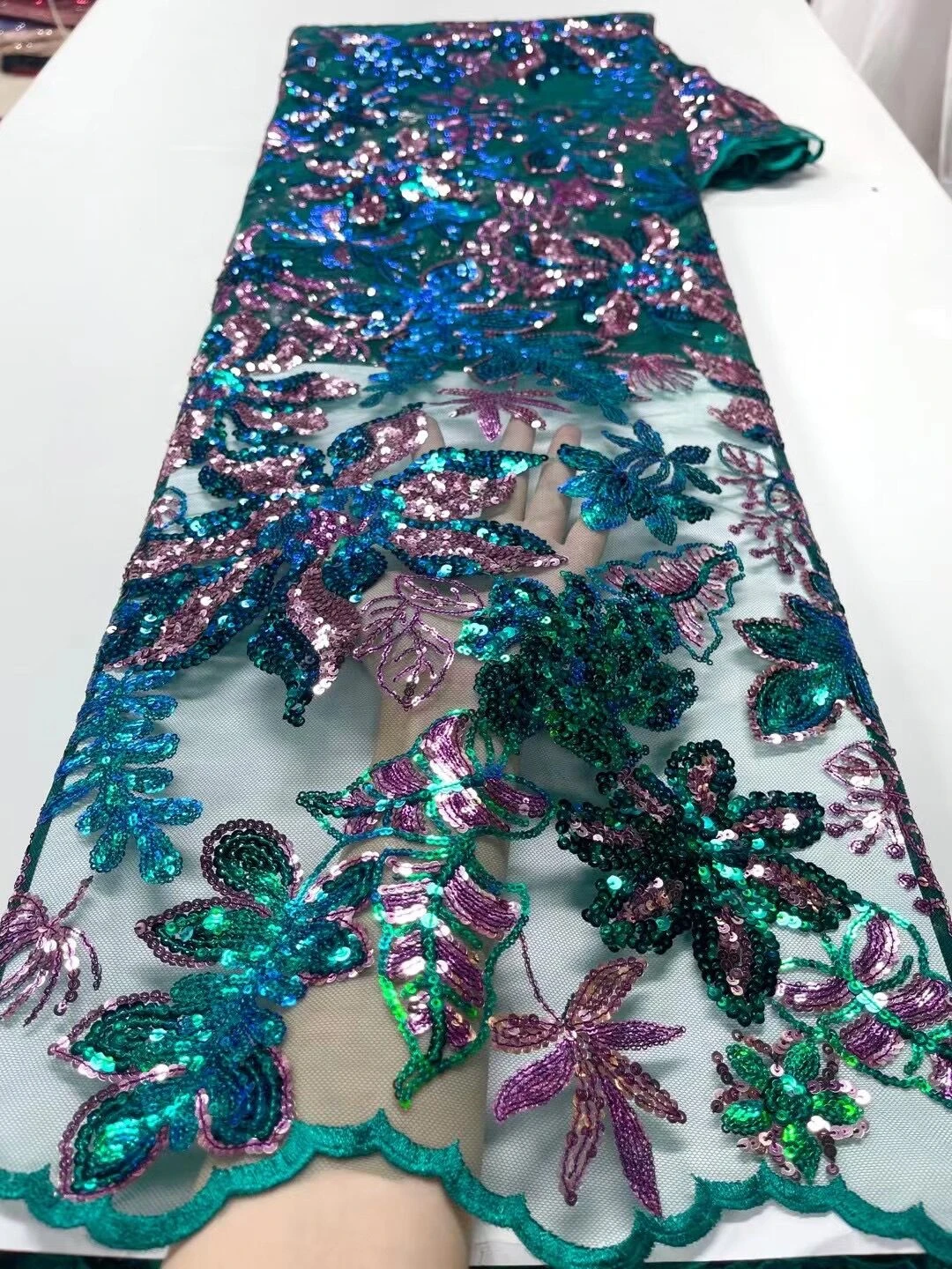 High Quality 2023 African Nigerian Latest Tulle Lace Fabric With Embroidery Organza Prom Dresses Sewing Guipure Sequins5Yards
High Quality 2023 African Nigerian Latest Tulle Lace Fabric With Embroidery Organza Prom Dresses Sewing Guipure Sequins5Yards