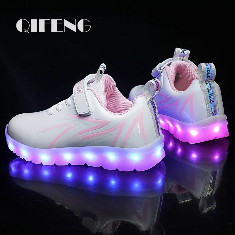 2022 USB Charger Glowing Sneakers Children Led Casual Shoes Boys Led Slippers Luminous Sneakers Girls Breathable Shoes Fashion
2022 USB Charger Glowing Sneakers Children Led Casual Shoes Boys Led Slippers Luminous Sneakers Girls Breathable Shoes Fashion