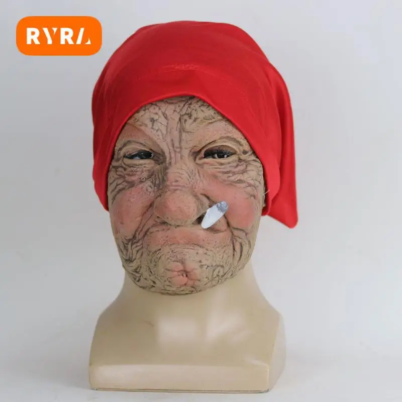Granny Mask Costume Props Fine Workmanship Latex Headgear Smoking Grandma. Smoking Granny Mask Rugged And Durable Role Play
Granny Mask Costume Props Fine Workmanship Latex Headgear Smoking Grandma. Smoking Granny Mask Rugged And Durable Role Play