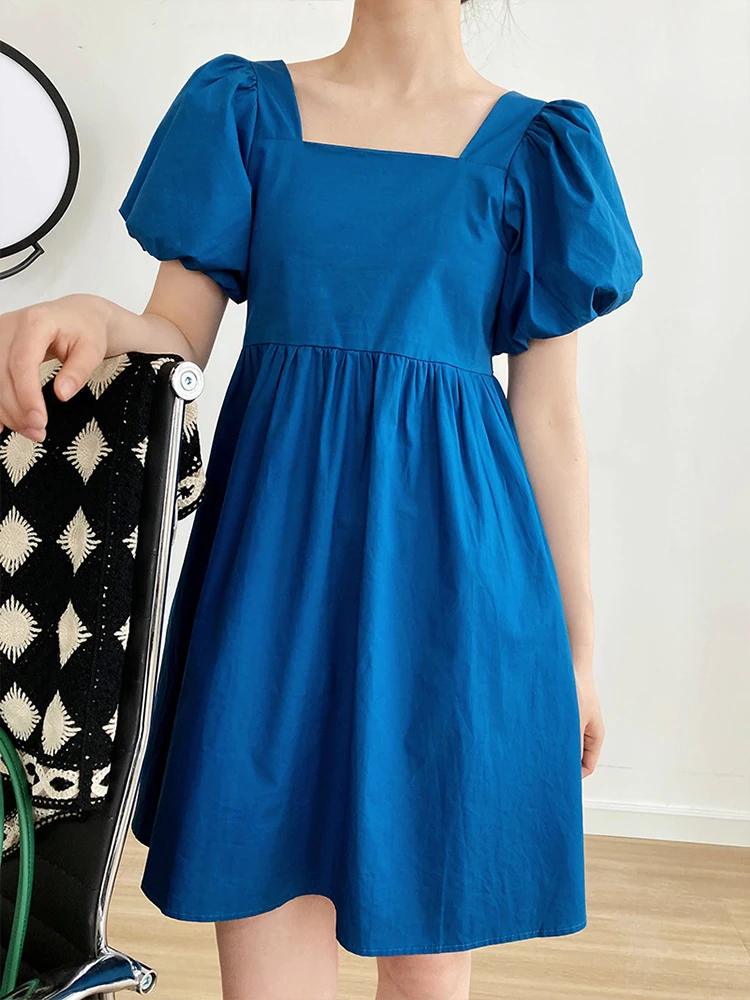 FTLZZ New Summer Casual Women Square Collar Puff Sleeve Mini Dress Elegant Lady High Waist Slim A-line Dress
FTLZZ New Summer Casual Women Square Collar Puff Sleeve Mini Dress Elegant Lady High Waist Slim A-line Dress