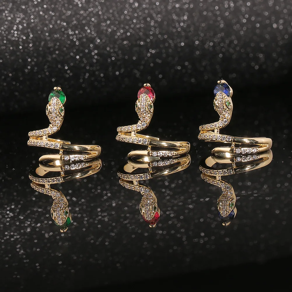 Exaggerated Hip-hop New Multi-layer Ring Snake-shaped Design Open Finger Ring Women's Personality Hand Jewelry Friend Gift
Exaggerated Hip-hop New Multi-layer Ring Snake-shaped Design Open Finger Ring Women's Personality Hand Jewelry Friend Gift