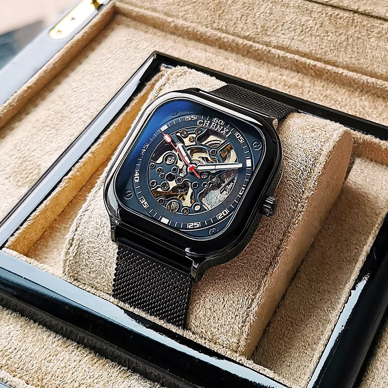 Skeleton watch men's mechanical watch automatic fashion men's trend student waterproof men's watch
Skeleton watch men's mechanical watch automatic fashion men's trend student waterproof men's watch