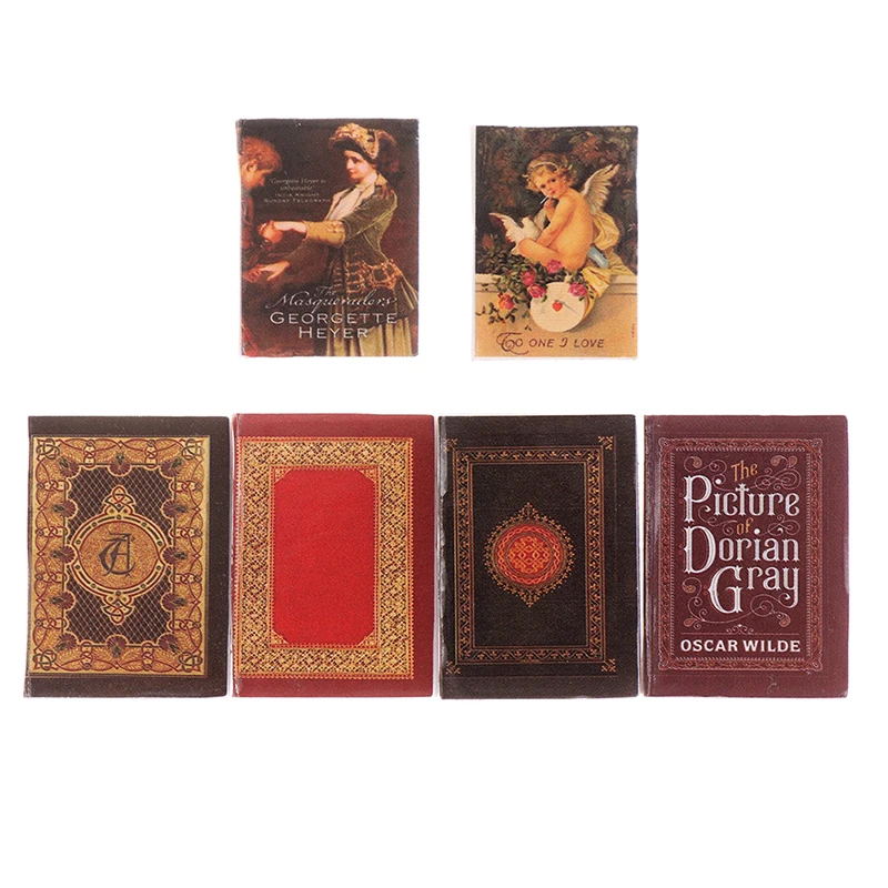 6Pcs/Lot 1/12 Dollhouse Vintage Miniature Book Model Notebook Doll House Furniture Decoration
6Pcs/Lot 1/12 Dollhouse Vintage Miniature Book Model Notebook Doll House Furniture Decoration