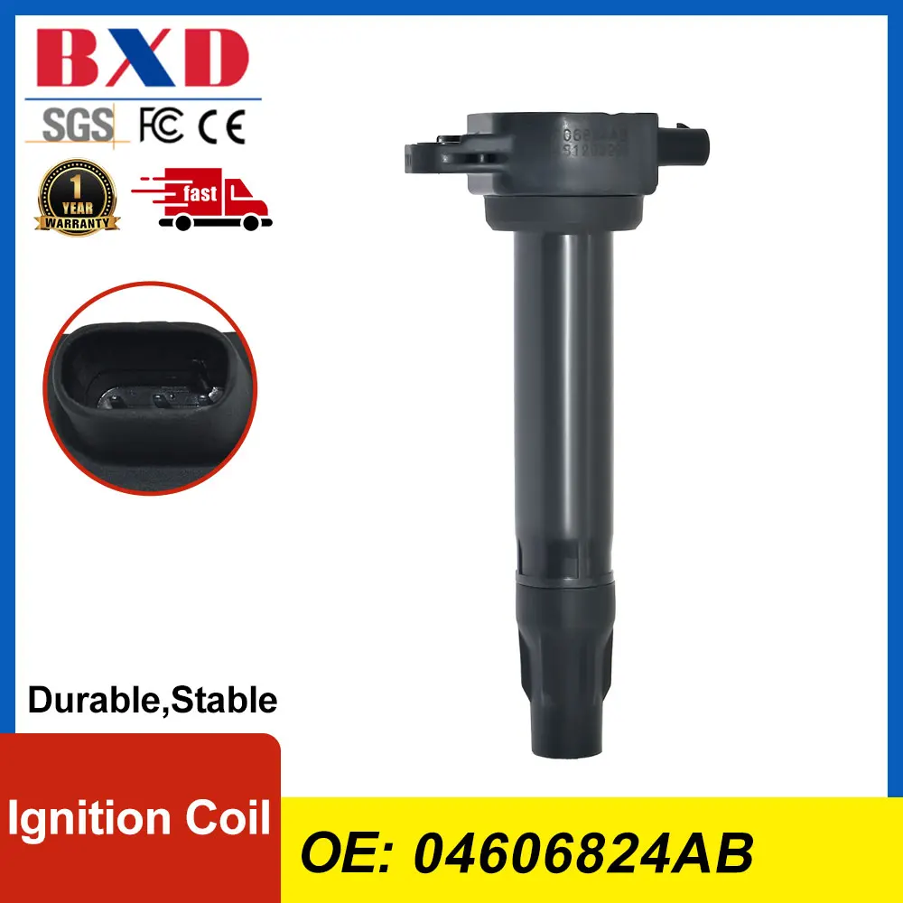 Катушка зажигания 04606824AB для Chrysler 200 Sebring, Dodge Avenger Caliber Journey, Jeep Compass Patriot
Катушка зажигания 04606824AB для Chrysler 200 Sebring, Dodge Avenger Caliber Journey, Jeep Compass Patriot