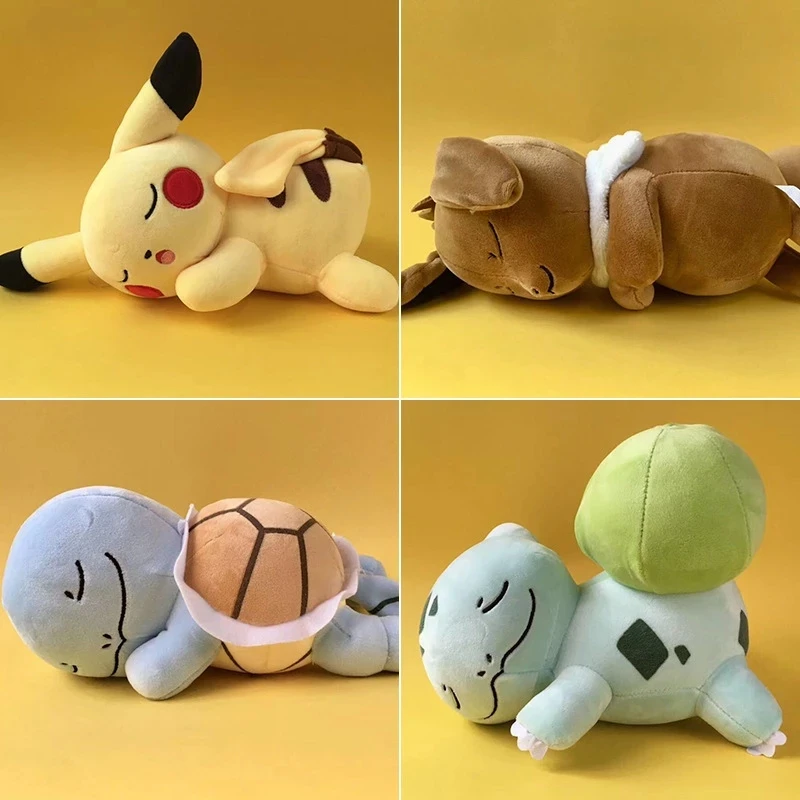 18-25Cm Pokemon Cute Plush Pikachu Eevee Bulbasau Squirtle Sleeping Position Kawaii Plush Doll Bulk Buy Gift to friend
18-25Cm Pokemon Cute Plush Pikachu Eevee Bulbasau Squirtle Sleeping Position Kawaii Plush Doll Bulk Buy Gift to friend