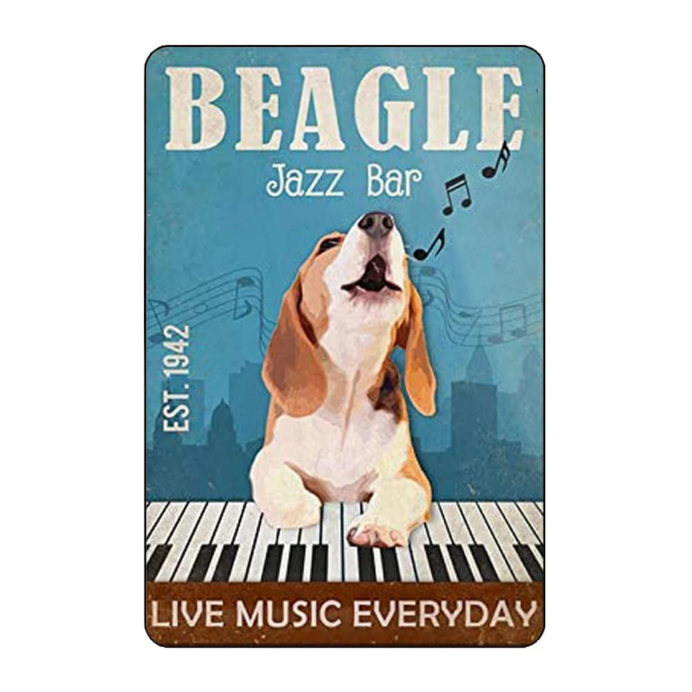 cute dog Metal Tin Sign Funny sing puppy Decorative Plate Tin Plaque Pub BarCave Club Wall Art Decor Accessories Boy Room Decor
cute dog Metal Tin Sign Funny sing puppy Decorative Plate Tin Plaque Pub BarCave Club Wall Art Decor Accessories Boy Room Decor