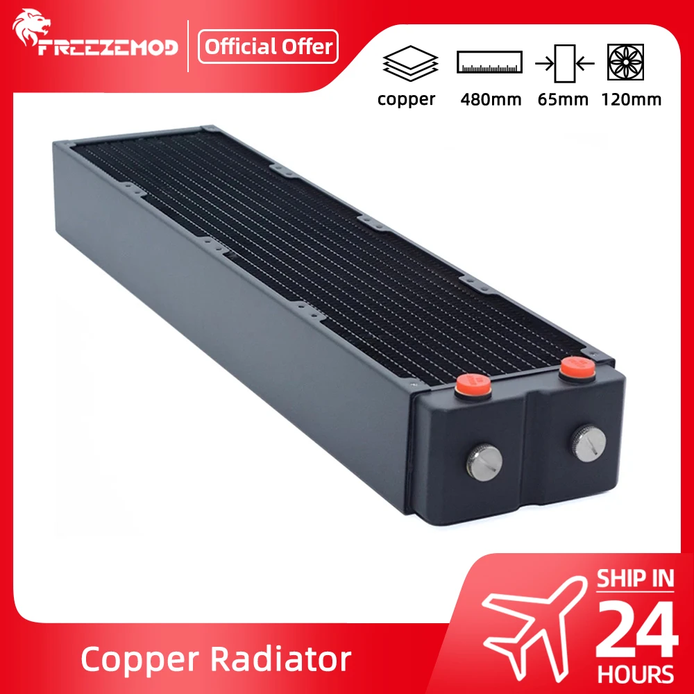 FREEZEMOD Heatsink 65mm Thickness 480mm Radiator for PC Water Cooling Loop Copper 120mm Fan 48cm Liquid Cooler TSRP-HP65-480
FREEZEMOD Heatsink 65mm Thickness 480mm Radiator for PC Water Cooling Loop Copper 120mm Fan 48cm Liquid Cooler TSRP-HP65-480