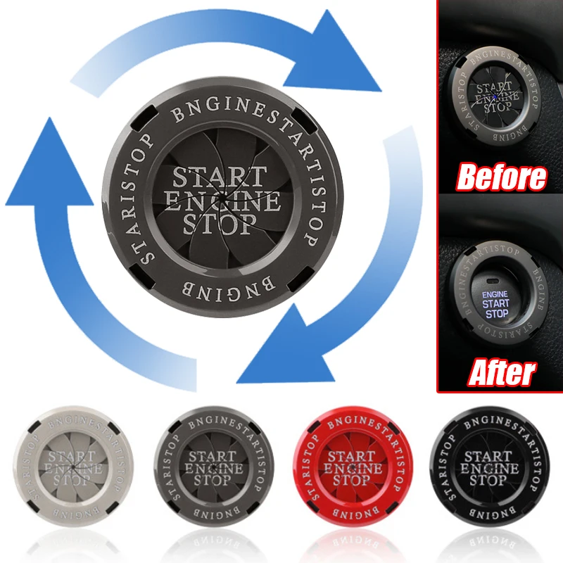 Car Engine Start Stop Switch Button Cover Car Ignition Switch Rotating Protective Cover Auto Inteior Accessories Start Rings
Car Engine Start Stop Switch Button Cover Car Ignition Switch Rotating Protective Cover Auto Inteior Accessories Start Rings