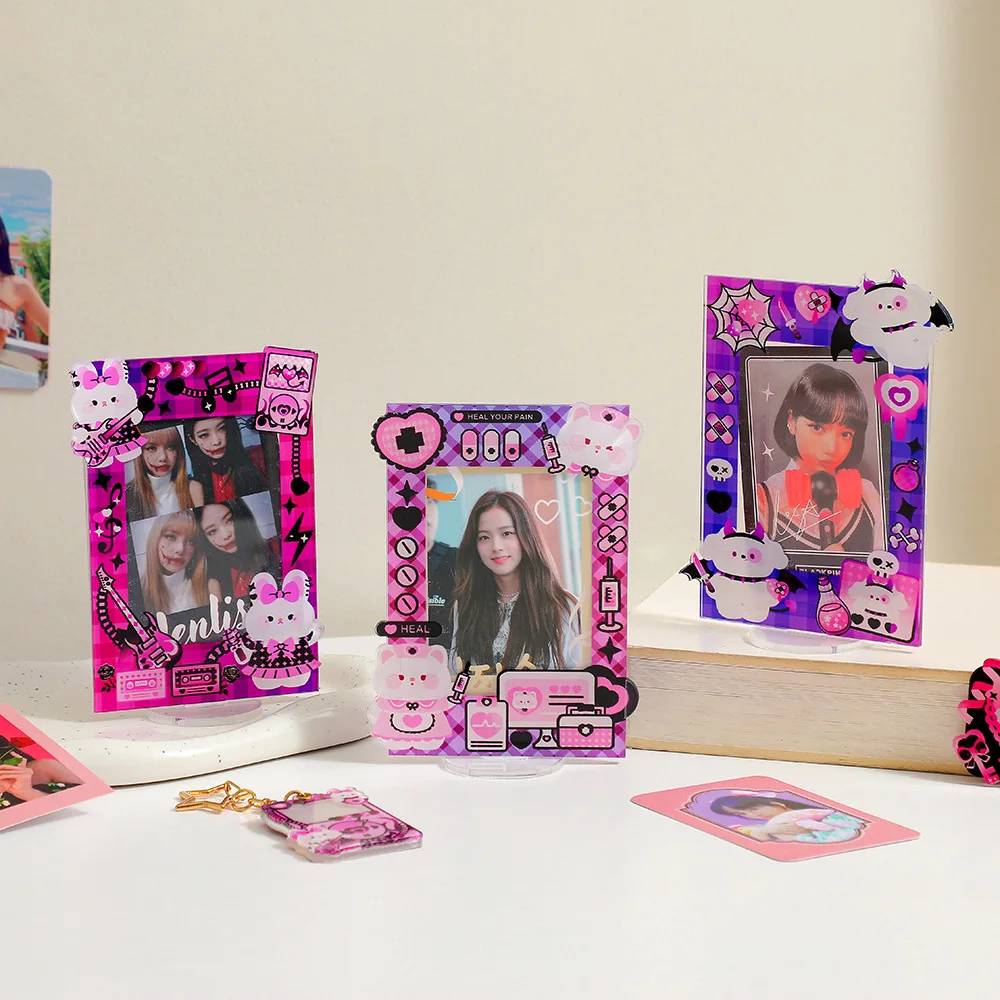 Милые крутые Мультяшные почтовые открытки с кроликом Kpop, органайзер, витрина, стойка, держатель для фотокарт, 3-дюймовый Idol, набор маленьких ... 
Милые крутые Мультяшные почтовые открытки с кроликом Kpop, органайзер, витрина, стойка, держатель для фотокарт, 3-дюймовый Idol, набор маленьких ...