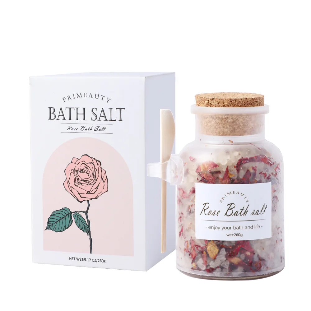 

Natural Mineral Salt Body Care SPA Bath Salt Foot Bath Exfoliating Chicken Skin Oil Control Whitening Dried flower Scrub Salt