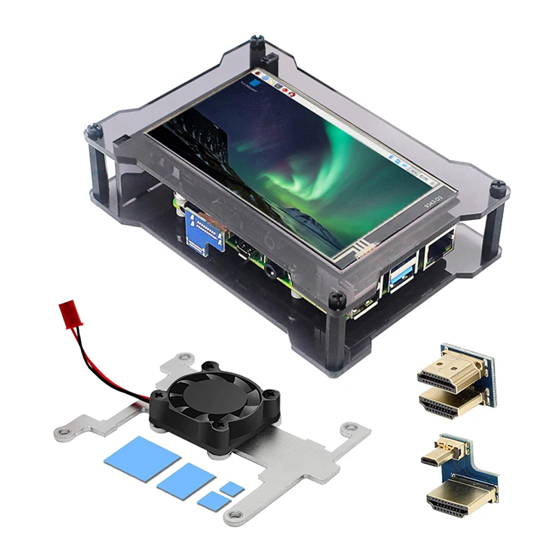 Raspberry Pi 4 сенсорный экран 4 дюйма 800*480 HDMI-совместимый ЖК-дисплей IPS для Raspberry Pi 4B 3B +
Raspberry Pi 4 сенсорный экран 4 дюйма 800*480 HDMI-совместимый ЖК-дисплей IPS для Raspberry Pi 4B 3B +