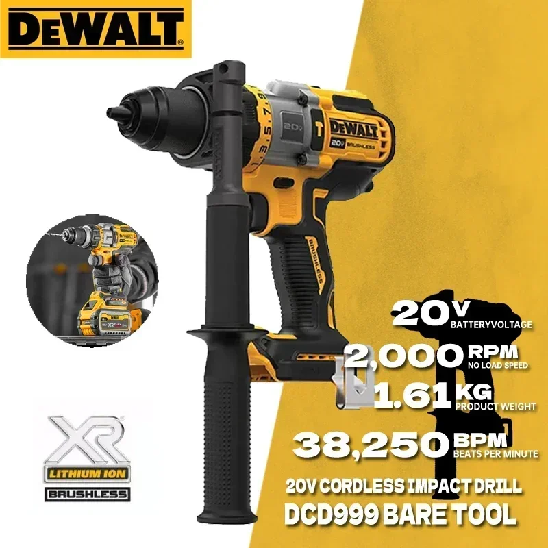 DEWALT Бесщеточная ударная дрель DCD999 20В
DEWALT Бесщеточная ударная дрель DCD999 20В