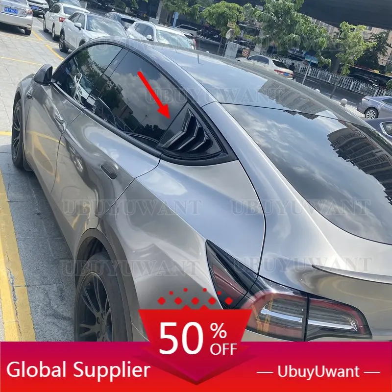 Car Styling Rear Window Louvers Triangle Shutter For Tesla Model Y 2020-2021 Decoration Cover Sticker Trim ABS Accessories
Car Styling Rear Window Louvers Triangle Shutter For Tesla Model Y 2020-2021 Decoration Cover Sticker Trim ABS Accessories