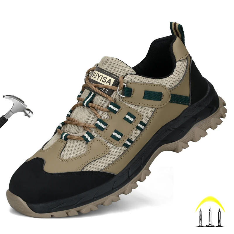 CHNMR Men Safety Shoes Indestructible Work Sneakers Steel Toe Puncture-Proof Non Slip Sneaker Light Breathable Sport For Men
CHNMR Men Safety Shoes Indestructible Work Sneakers Steel Toe Puncture-Proof Non Slip Sneaker Light Breathable Sport For Men
