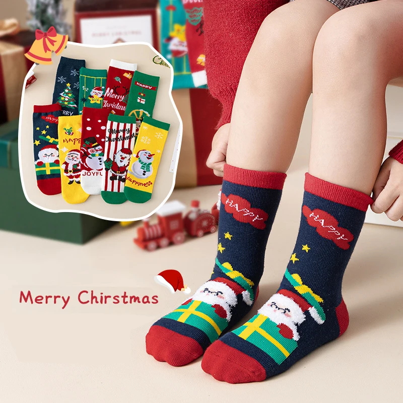3Pairs Autumn Winter Cute Baby Home Slippers Stocking for Children Boys Girls Cartoon Merry Christmas Floor Long Socks
3Pairs Autumn Winter Cute Baby Home Slippers Stocking for Children Boys Girls Cartoon Merry Christmas Floor Long Socks
