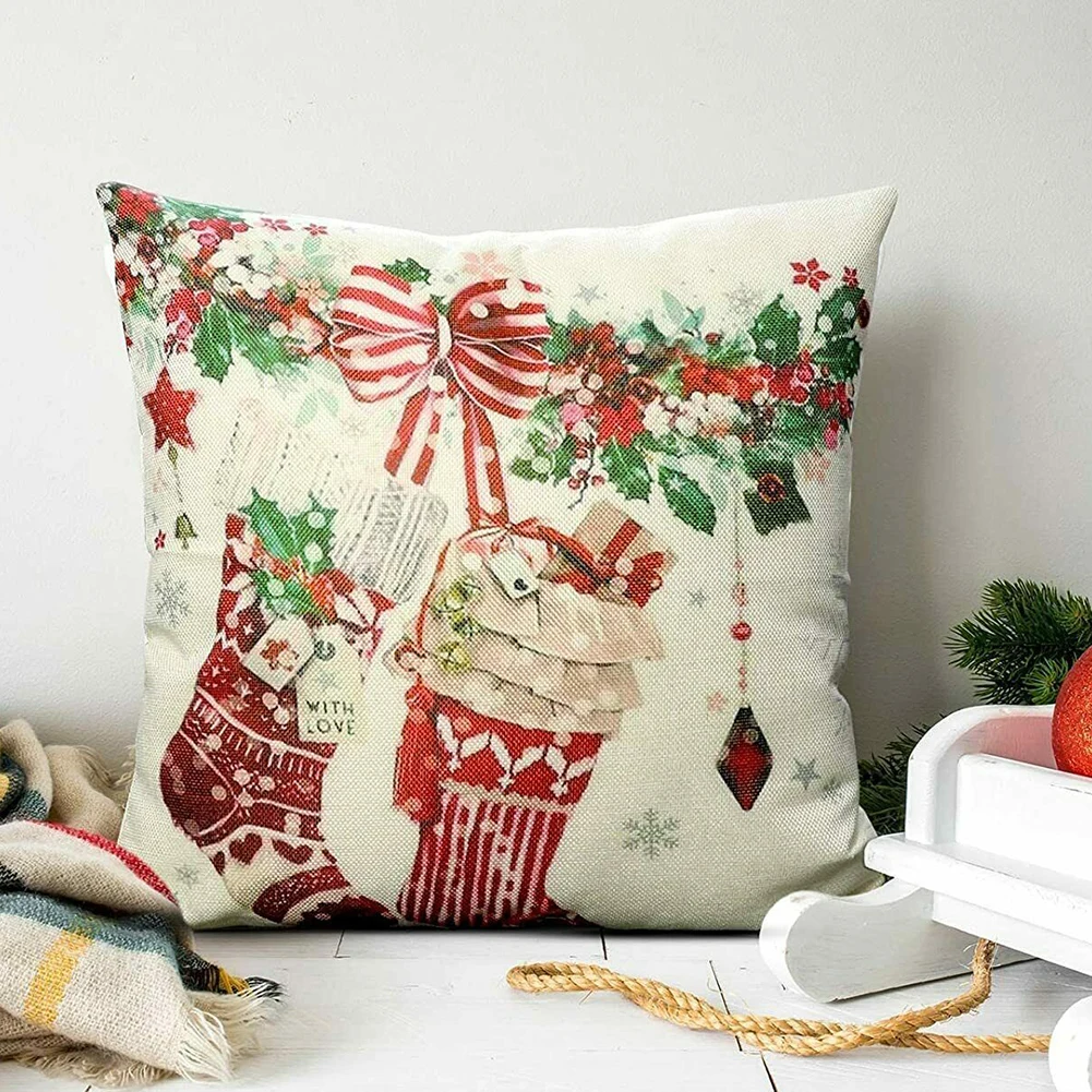 Pillowcase Christmas Pillowcase 18 X 18 Inches Christmas Decoration Christmas Pillowcase Single-sided Printing
Pillowcase Christmas Pillowcase 18 X 18 Inches Christmas Decoration Christmas Pillowcase Single-sided Printing