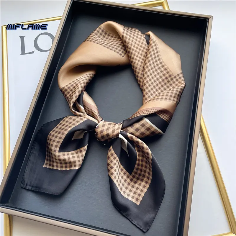 Шёлковый квадратный шарф в клетку, Женская атласная шаль, хиджаб, Женская повязка для волос, роскошный головной платок на запястье, 70*70 см, бандана 2022
Шёлковый квадратный шарф в клетку, Женская атласная шаль, хиджаб, Женская повязка для волос, роскошный головной платок на запястье, 70*70 см, бандана 2022