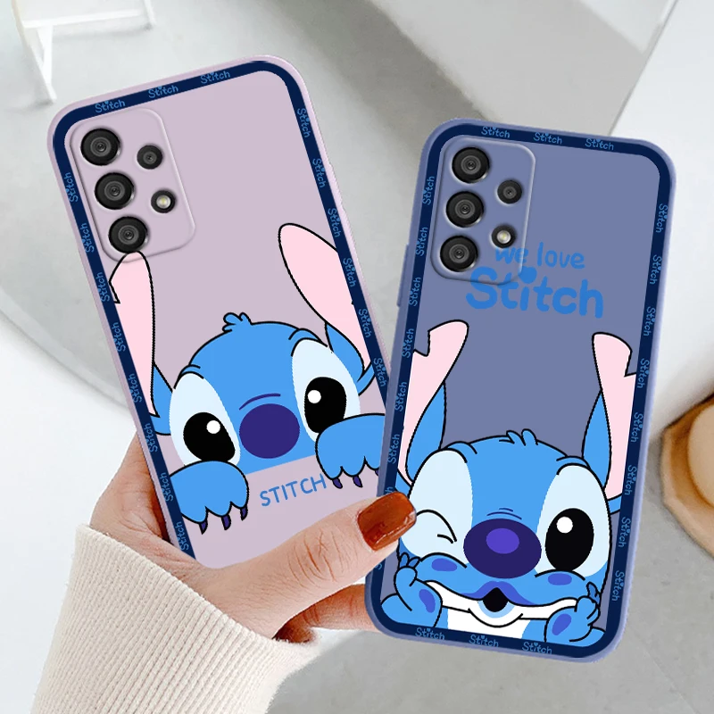 Disney Cartoon Blue Stitch Phone Case For Samsung A73 A53 A33 A52 A32 A71 A51 A21S A03S A50 A30 5G Liquid Rope Funda Cover
Disney Cartoon Blue Stitch Phone Case For Samsung A73 A53 A33 A52 A32 A71 A51 A21S A03S A50 A30 5G Liquid Rope Funda Cover