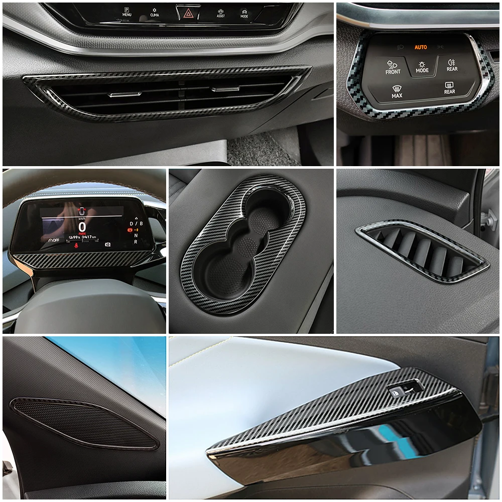 For Volkswagen VW ID.4 ID4 2021 2022 2023 Car Interior Part Refit Center Console Carbon Fiber Trim Stainless Steel Sticker
For Volkswagen VW ID.4 ID4 2021 2022 2023 Car Interior Part Refit Center Console Carbon Fiber Trim Stainless Steel Sticker