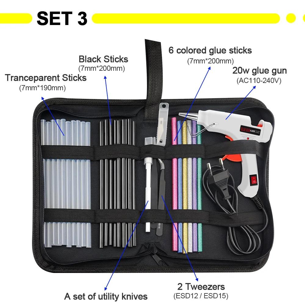 Набор клеевых пистолетов GoGoPanda 6 в 1
Набор клеевых пистолетов GoGoPanda 6 в 1