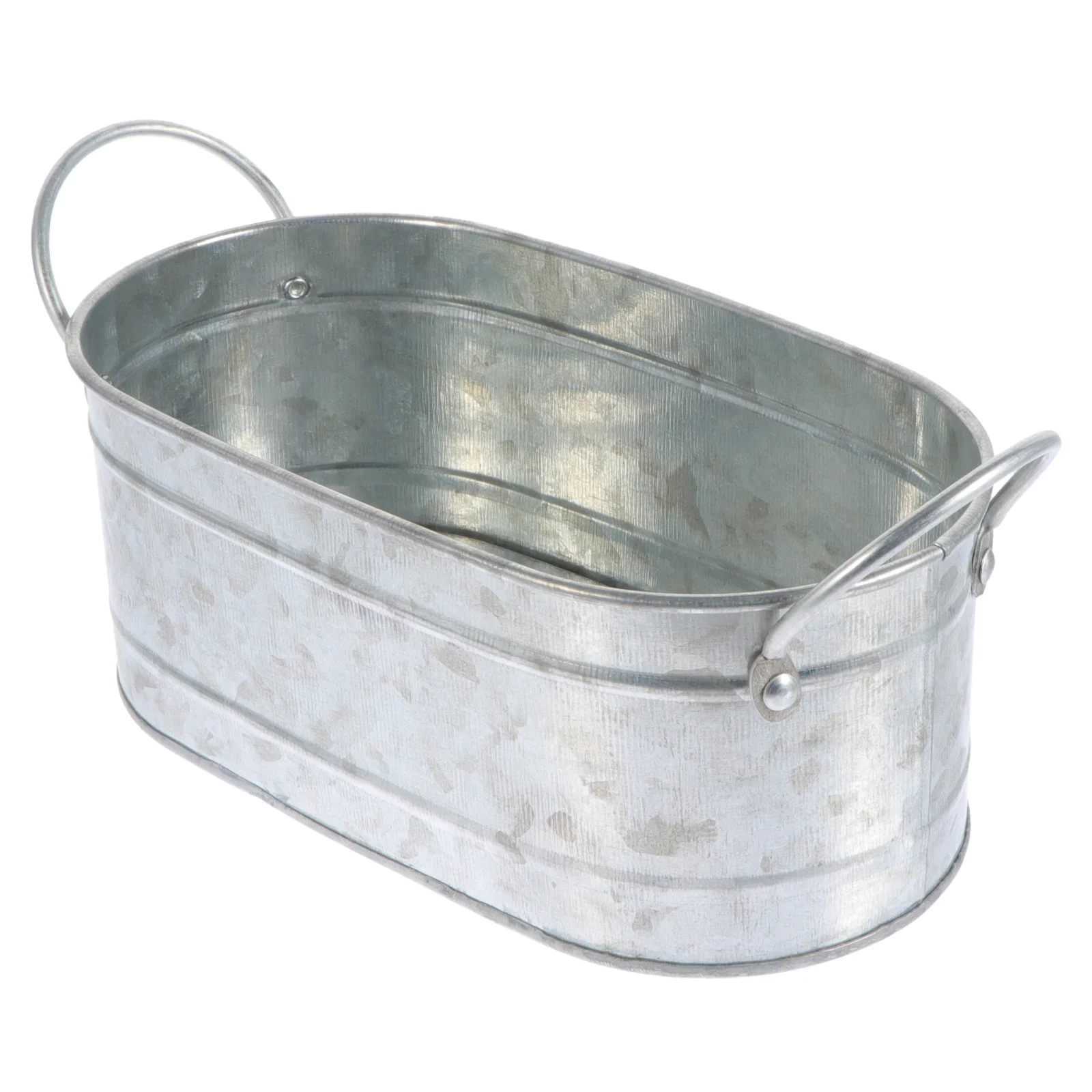 Flower Pot Iron Bucket Metal Galvanized Oval Planter Pots Rustic Flowerpot Succulent Vase Vintage Gardening Simple Succulents 
Flower Pot Iron Bucket Metal Galvanized Oval Planter Pots Rustic Flowerpot Succulent Vase Vintage Gardening Simple Succulents
