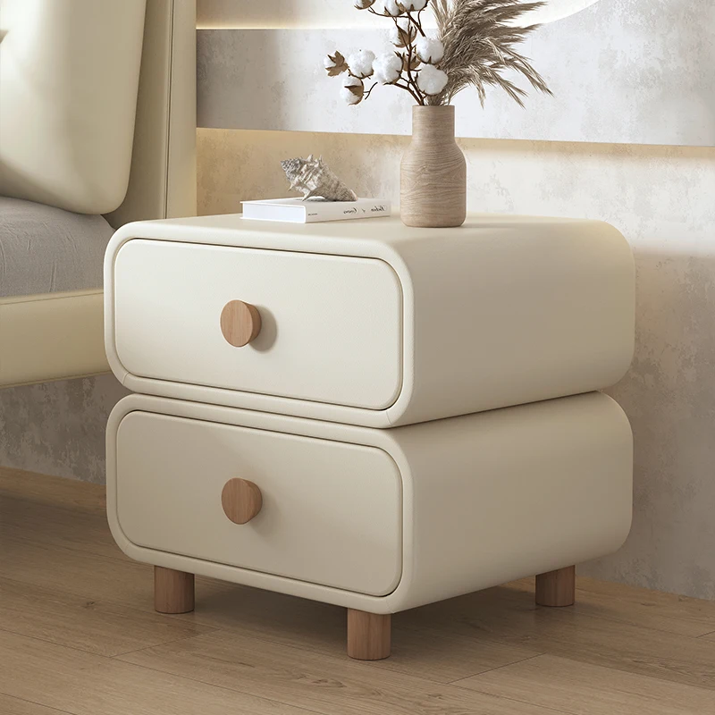 

Bedside Storage Nightstand Wood Bedroom Nordic Home Minimalist Nightstands Modern Luxury Mesitas De Noche Hotel Furniture