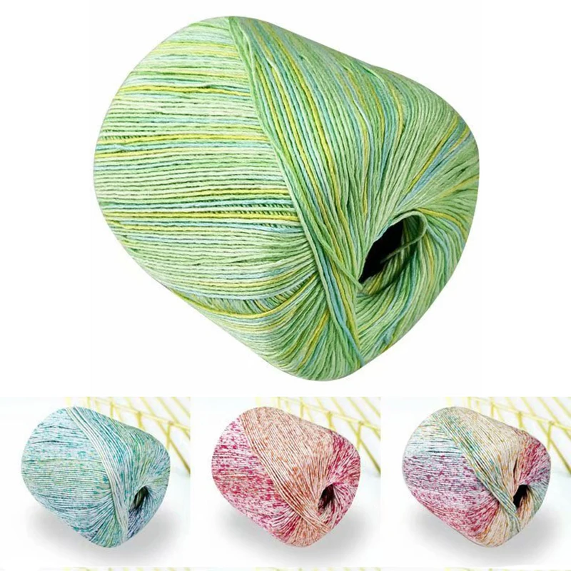 1pc Colorful Lace Cotton Yarn Segmental Dyeing Gradient Yarn DIY Hand Knitting Crochet Garment Doll Lace Yarn
1pc Colorful Lace Cotton Yarn Segmental Dyeing Gradient Yarn DIY Hand Knitting Crochet Garment Doll Lace Yarn