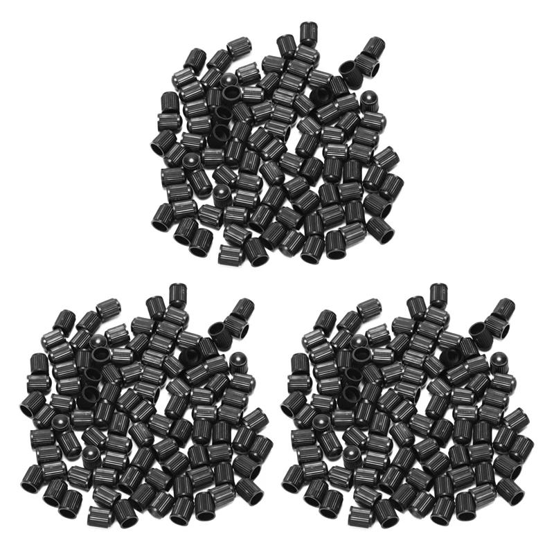 300x - Black Plastic Replacement Valve Caps. Cars, Trucks, Motorcycles, ATV. Schrader Tire Caps. 
300x - Black Plastic Replacement Valve Caps. Cars, Trucks, Motorcycles, ATV. Schrader Tire Caps.